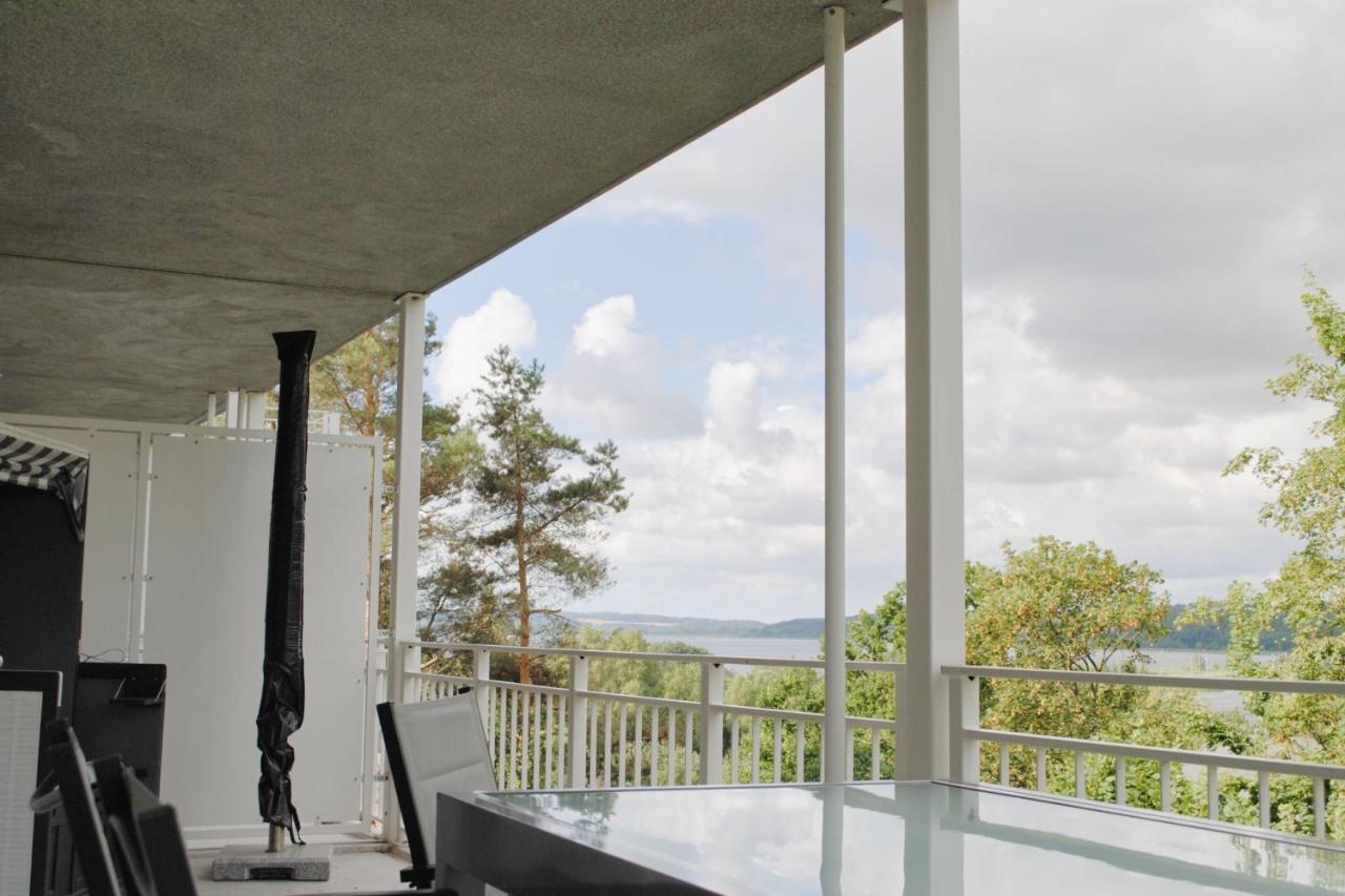 Ferienresidenz Zwei Bodden Fewo2-8 - Balkon, Sauna, Kamin Lietzow Exterior foto